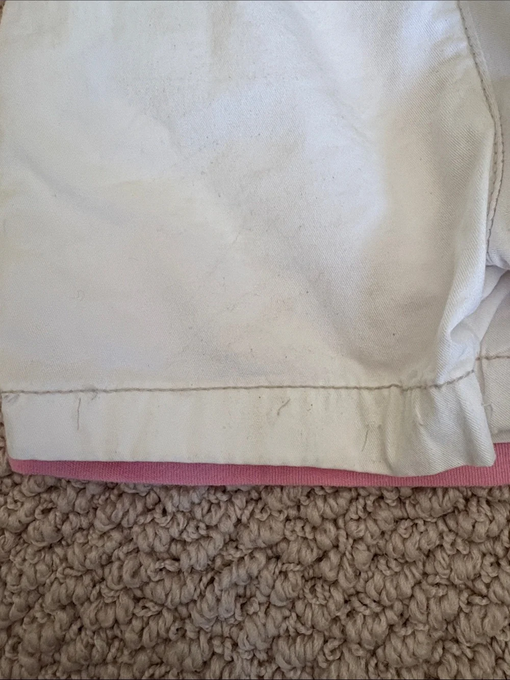 Baby Pink Polo Short with White Shorts 12 Months - Picture 6 of 6